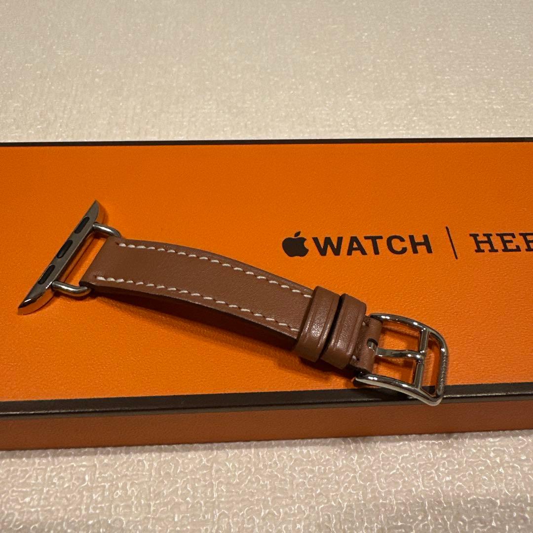 Hermès 41mmアトラージュ・ドゥブルトゥールレザーストラップ