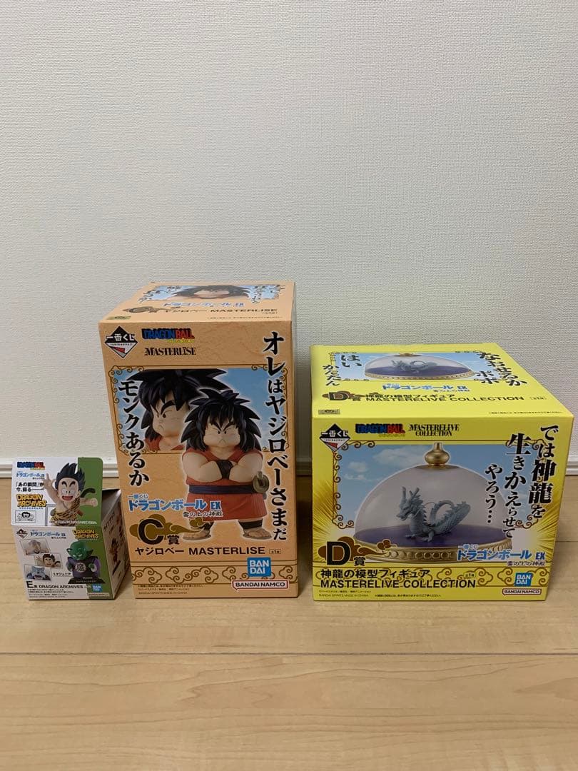 ドラゴンボール一番くじ　雲の上の神殿　新品3点セット！