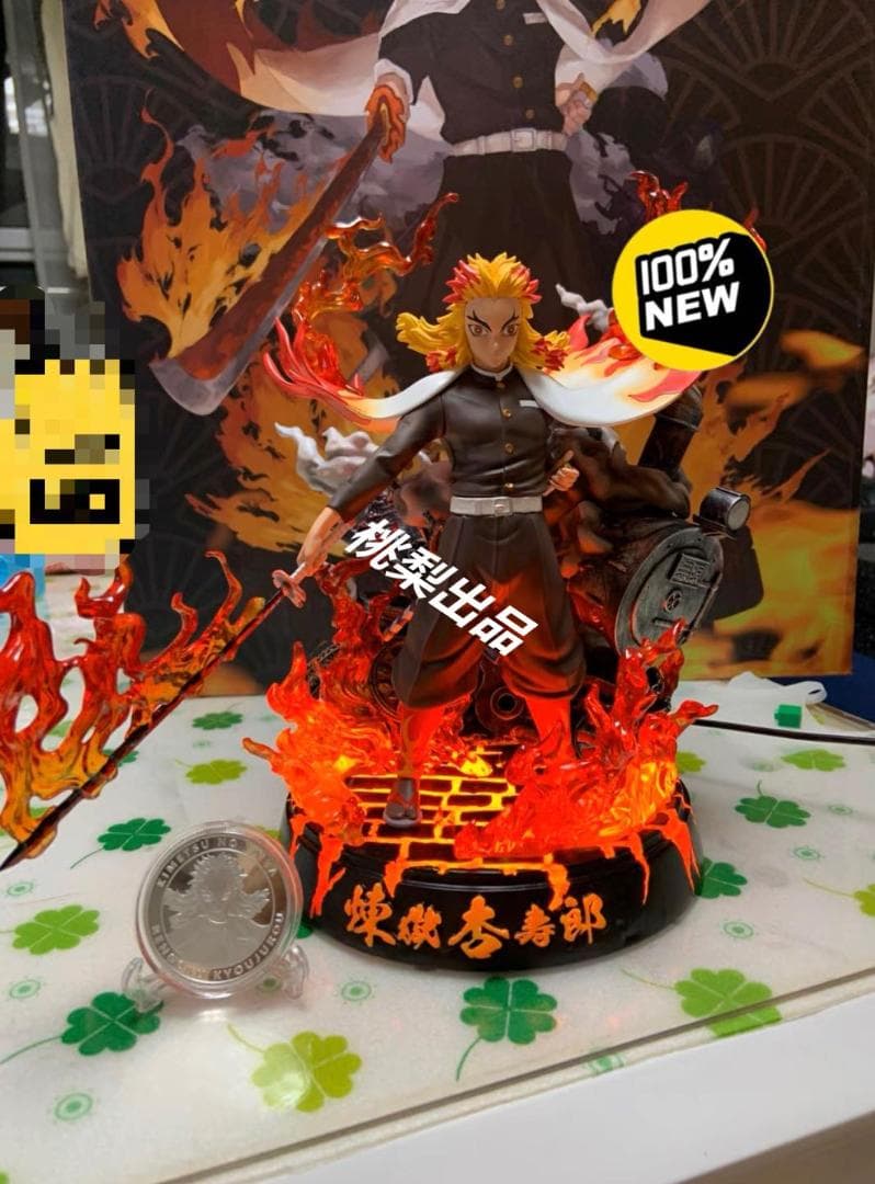 新品未開封『鬼滅の刃』炎柱・煉獄杏寿郎 TEMPLE ガレージキット スタチュー
