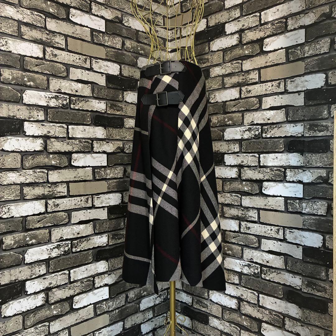 美品✨BURBERRY LONDON バーバリー 巻きスカート ノバチェック