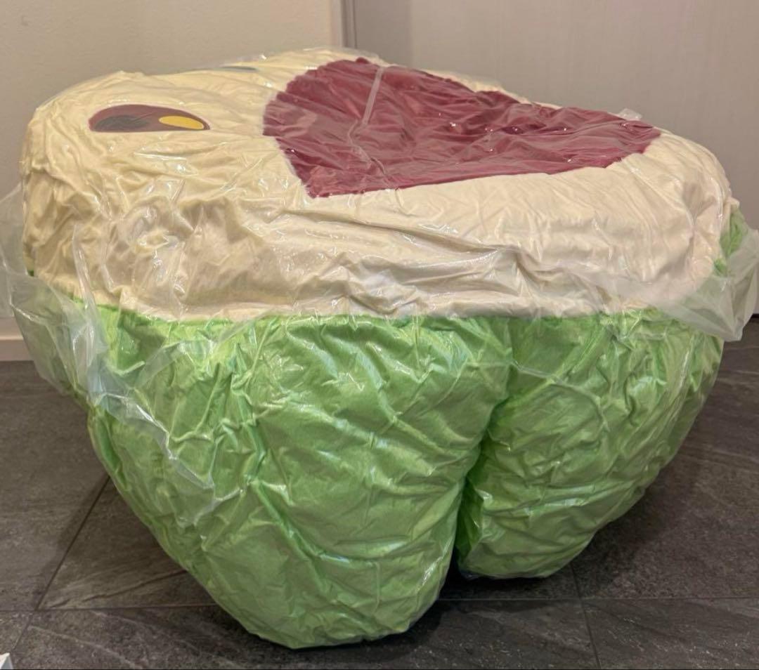 お花クッション ピュアグリーン　特大 2m フラワークッション 村上隆