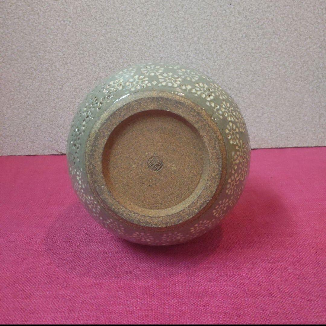 81*Z203陶芸 茶道具 花瓶 花生け 水次