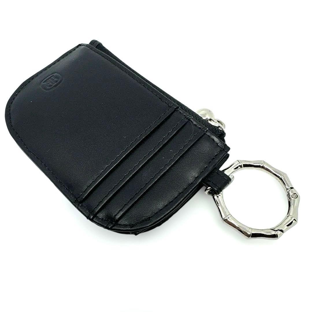 【新品】イアパピヨネ キルティングカードケース ブラック