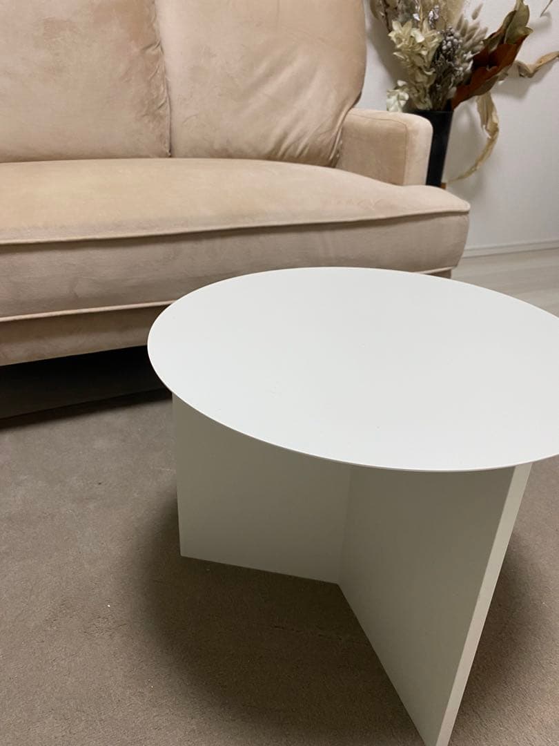 サイドテーブル・ナイトテーブル・ローテーブル HAY Slit round table
