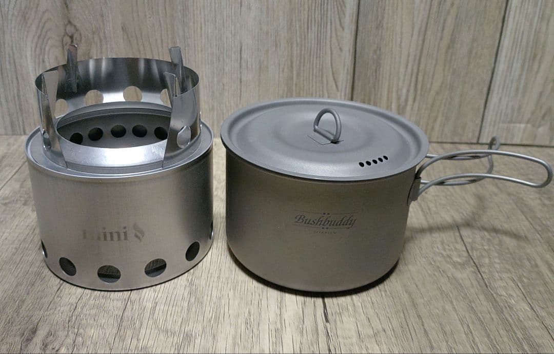 バーベキュー・調理用品 Bushbuddy Mini Camp Stove Pot Set