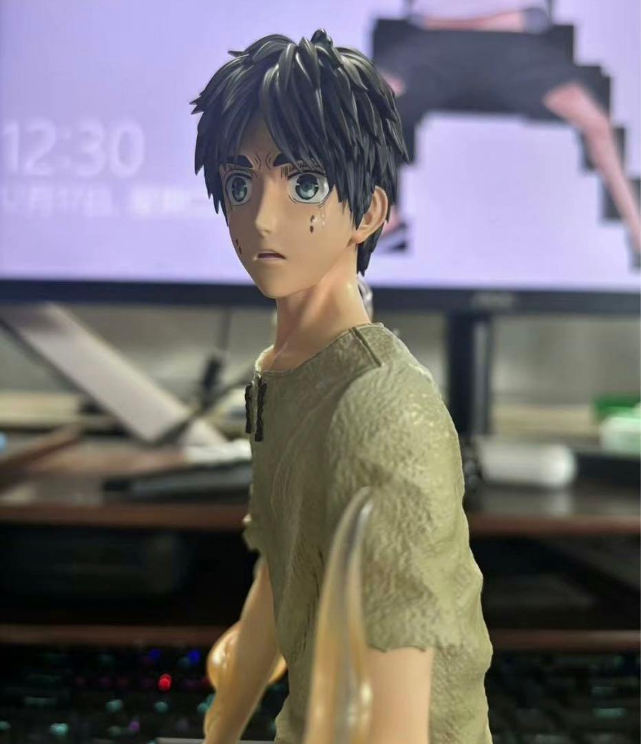 進撃の巨人 エレン ミカサ フィギュア ガレージキット