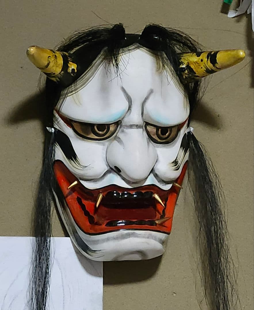 神楽面 日下義明作　　石見神楽面