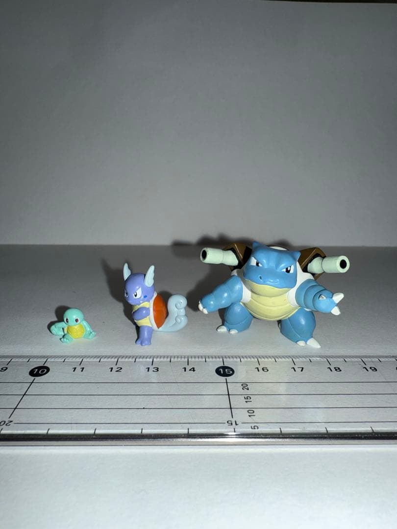 立体ポケモン図鑑　9体セット　第一世代御三家