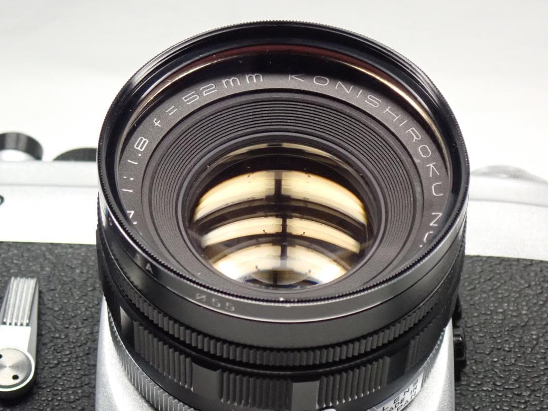 美品動作個体 KONICA FP HEXANON 52mm f1.8標準レンズ付