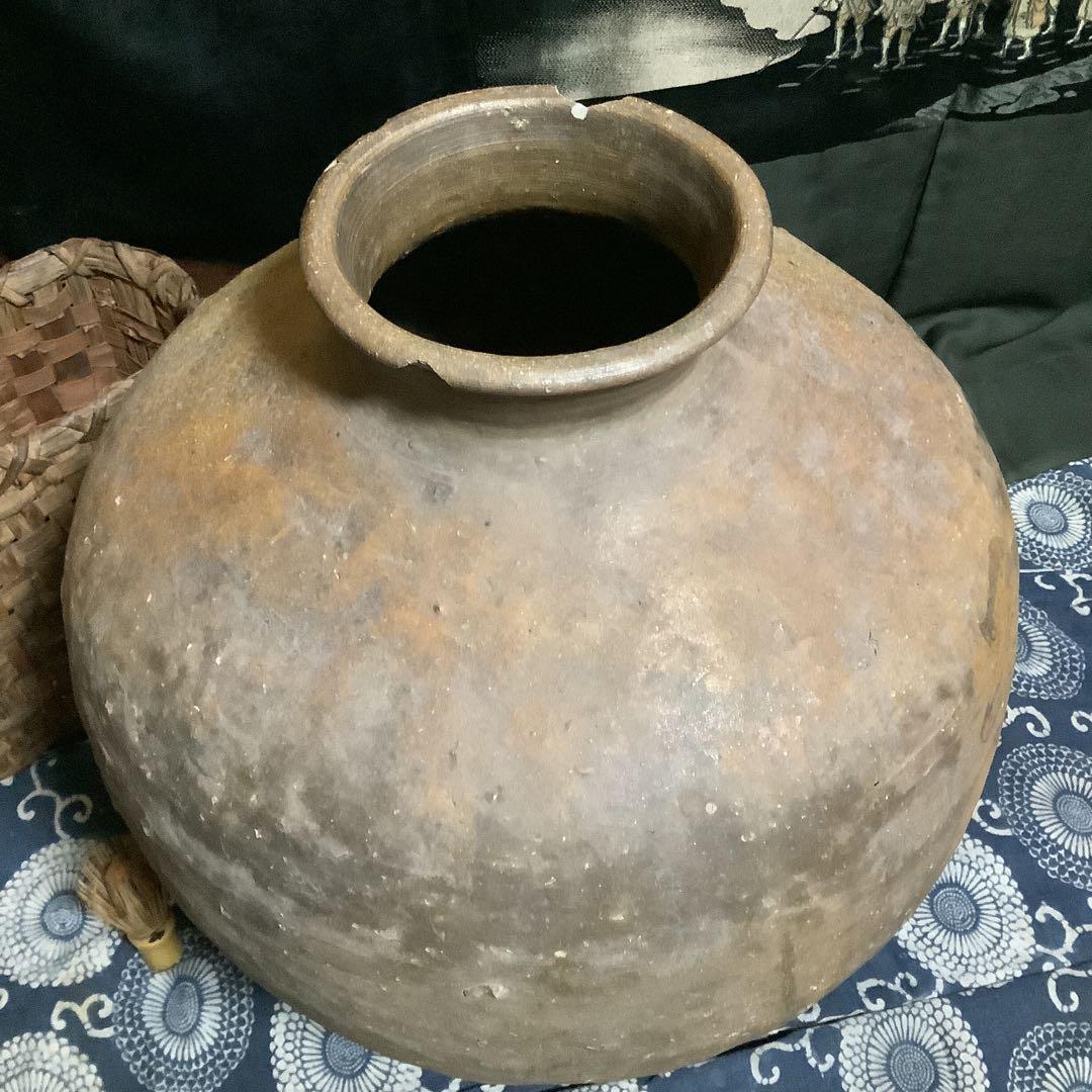 古信楽　信楽焼　江戸　大壺　壷　古伊万里・九谷焼・輪島塗・備前焼・唐津焼好きにも