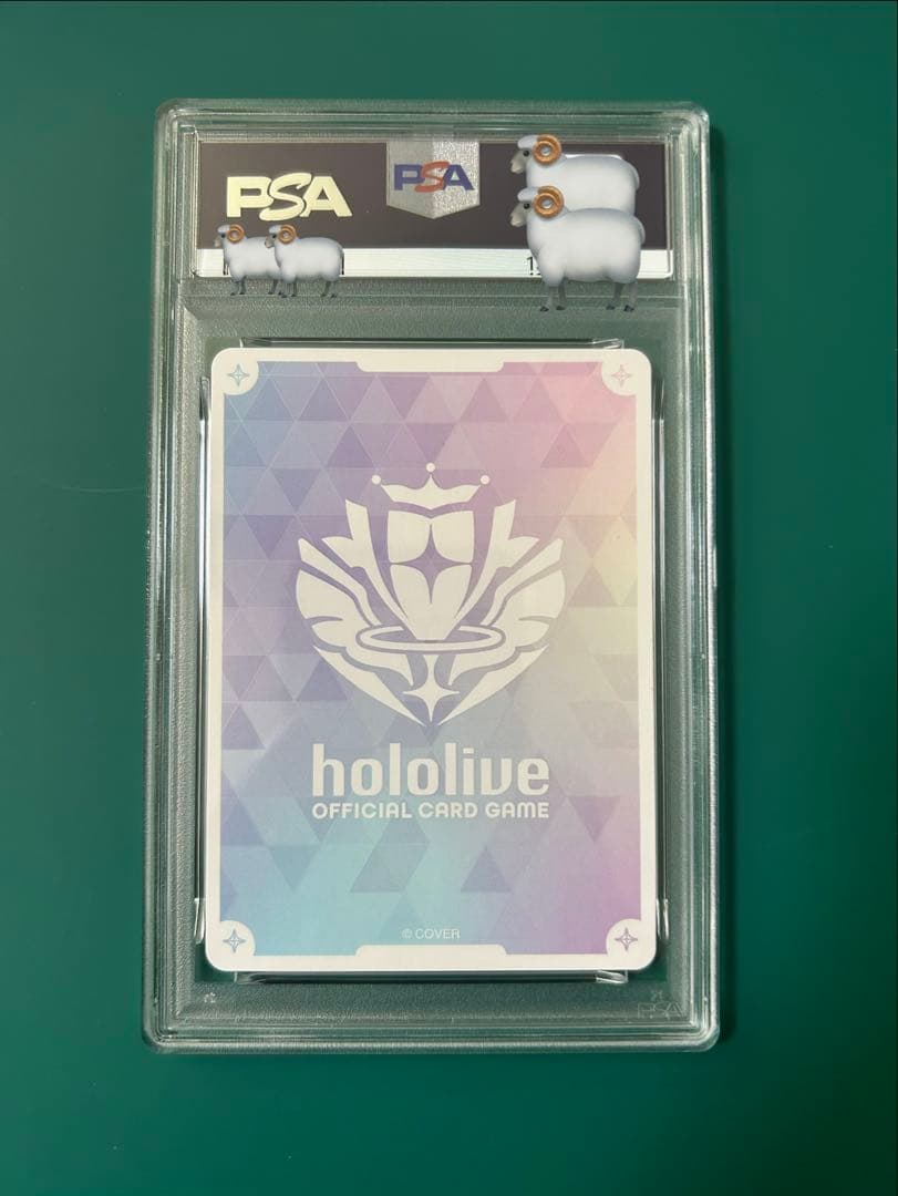 推しホロカード　角巻わため(SEC)箔押しサイン　PSA10