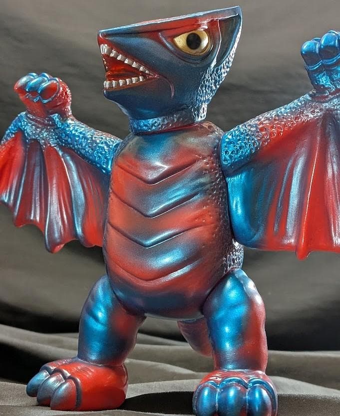 ギャオス（マルサン）電撃怪獣大作戦ソフビフィギュア