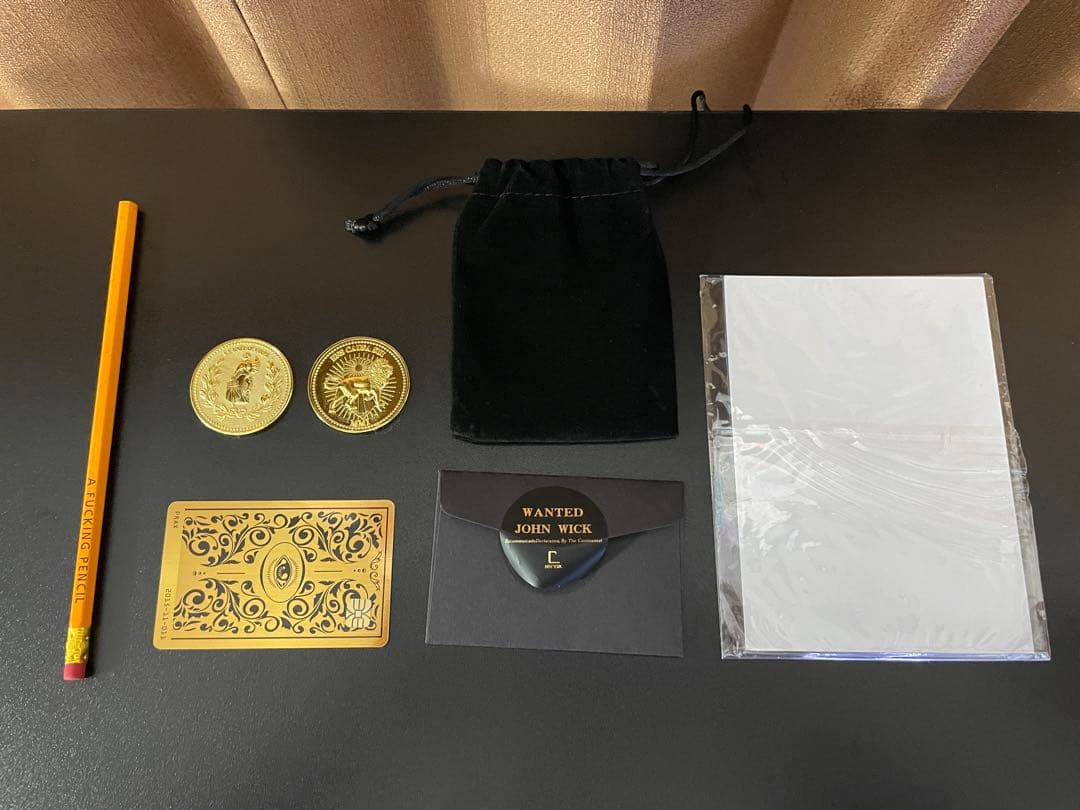 DOUBLE BELL製　木箱ケース　ジョンウィック　レプリカグッズ特装版