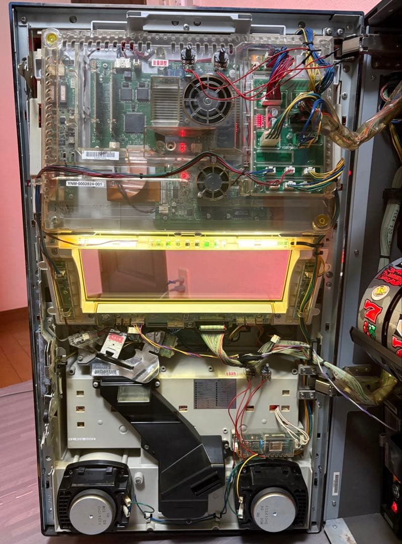 【液晶難あり】パチスロ 山佐　初代バイオハザード　不要機付き