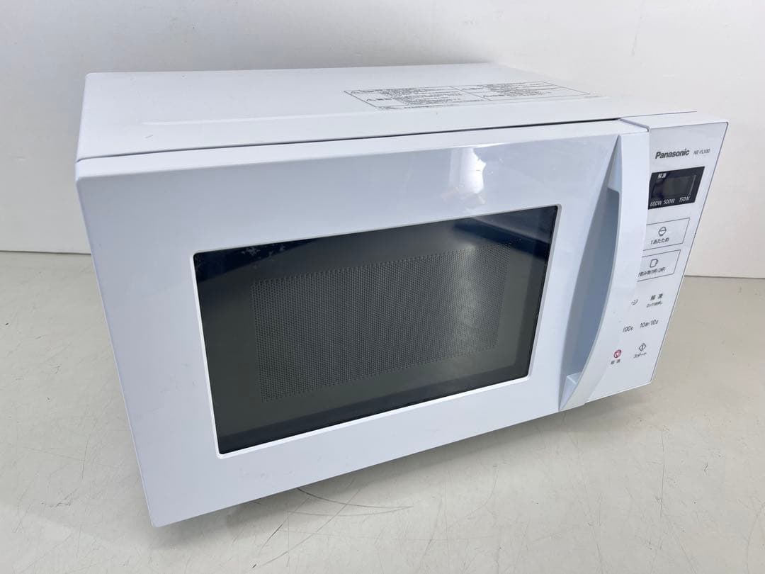 【美品】Panasonic 電子レンジ 2021年製 NE-FL100-W