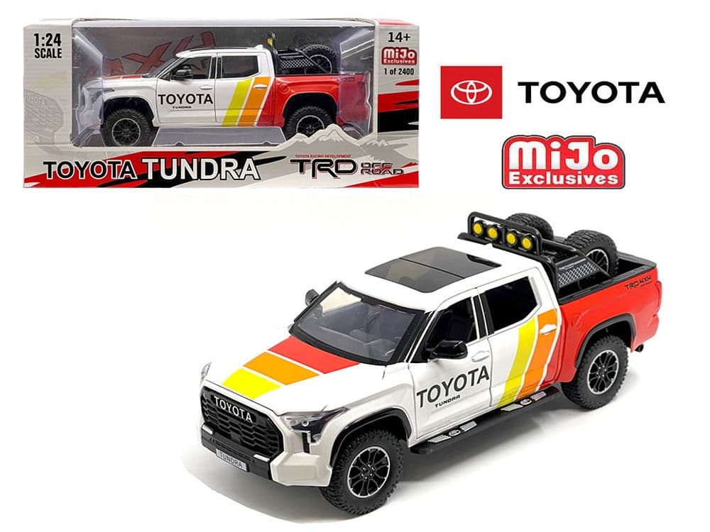 ミニカー TOYOTA TUNDRA TRD OFF ROAD (WHITE)