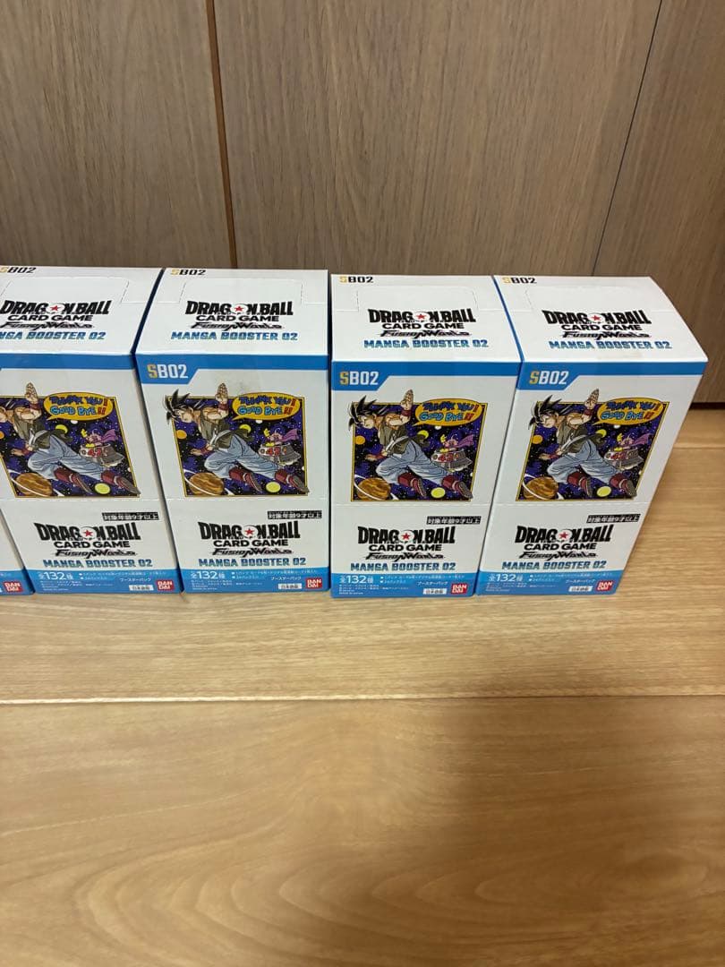 【新品未開封】ドラゴンボールカードmanga booster02 6box