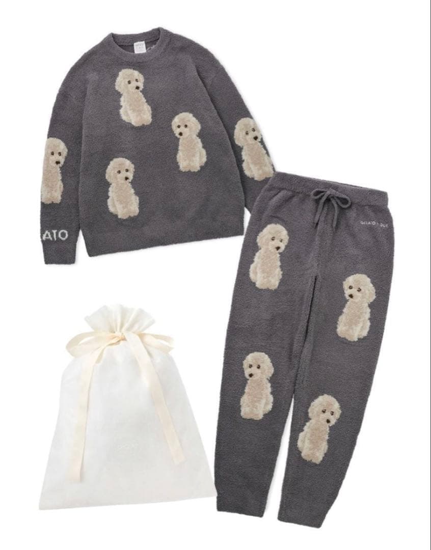 ジェラピケ　フリースルームウェアセット