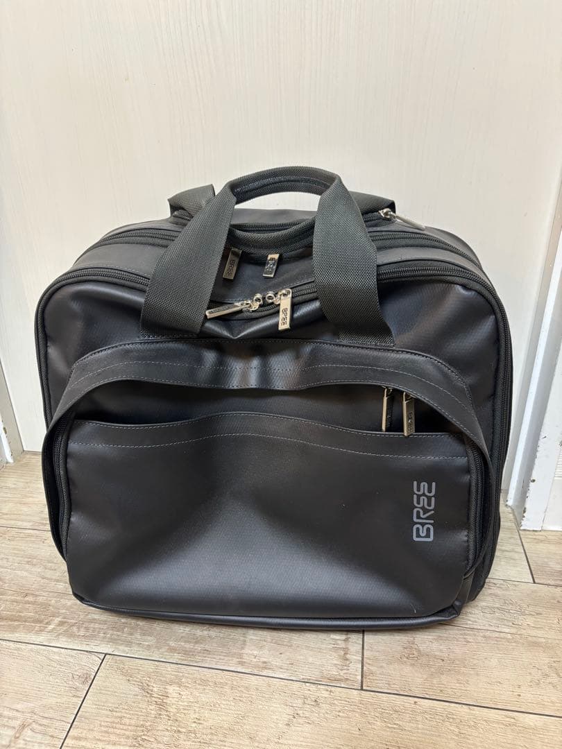 ドイツ　BREE ブリー製　ソフトキャリー　ビジネス　トラベル　ブラック