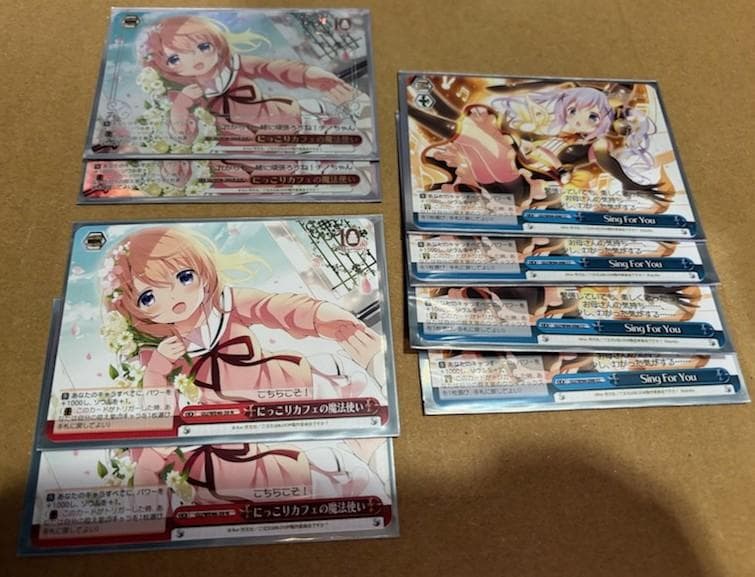 WS　ご注文はうさぎですか？　ごちうさ　4扉4門　デッキ　最新カードあり