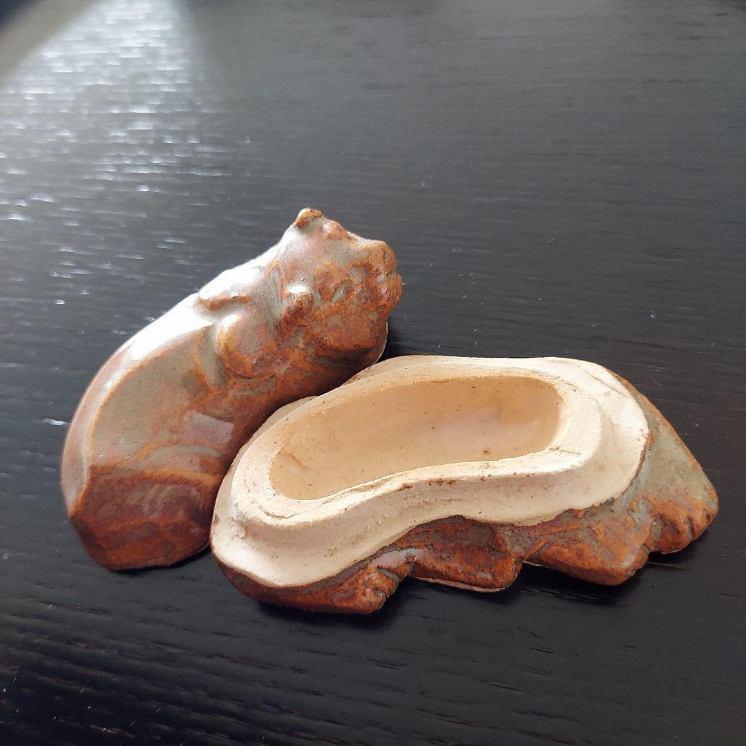 香合　赤膚焼　5点セット