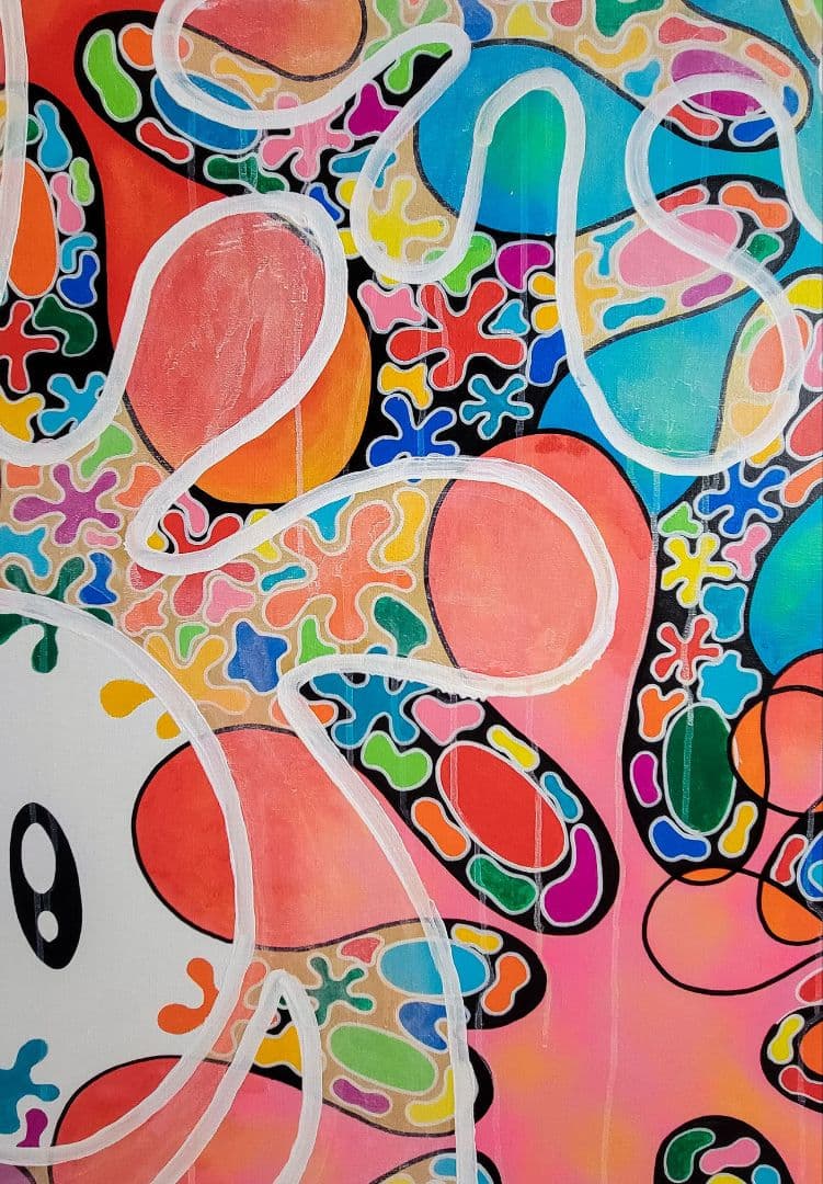 ★鈴木哲也★S100(1620×1620mm)アクリル原画★送料無料#124