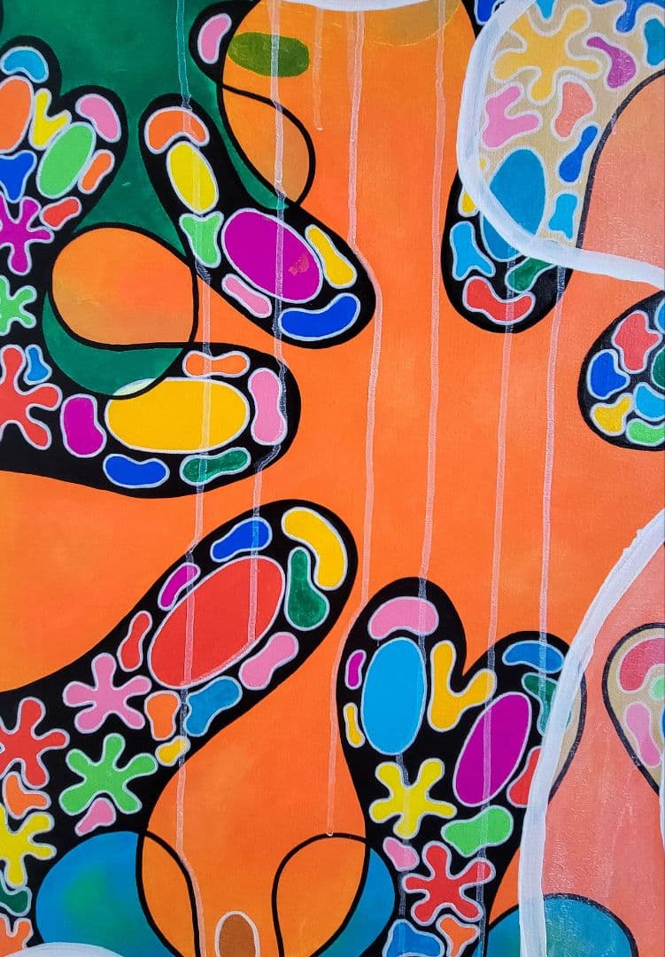 ★鈴木哲也★S100(1620×1620mm)アクリル原画★送料無料#124