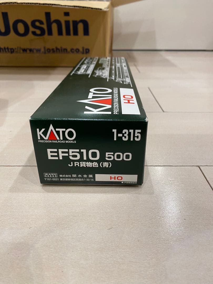 HOゲージ　HM1 3-105 EF510 500 JR貨物色(青) セット販売