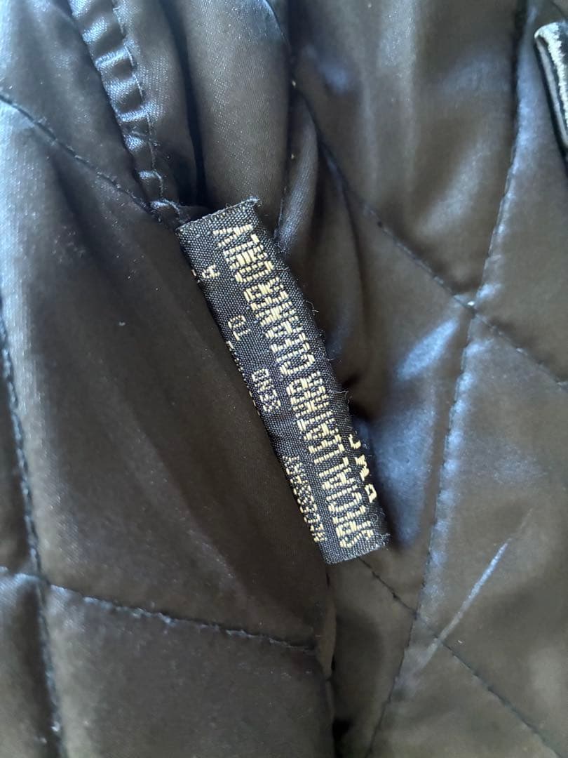 本革　シングルライダースジャケット