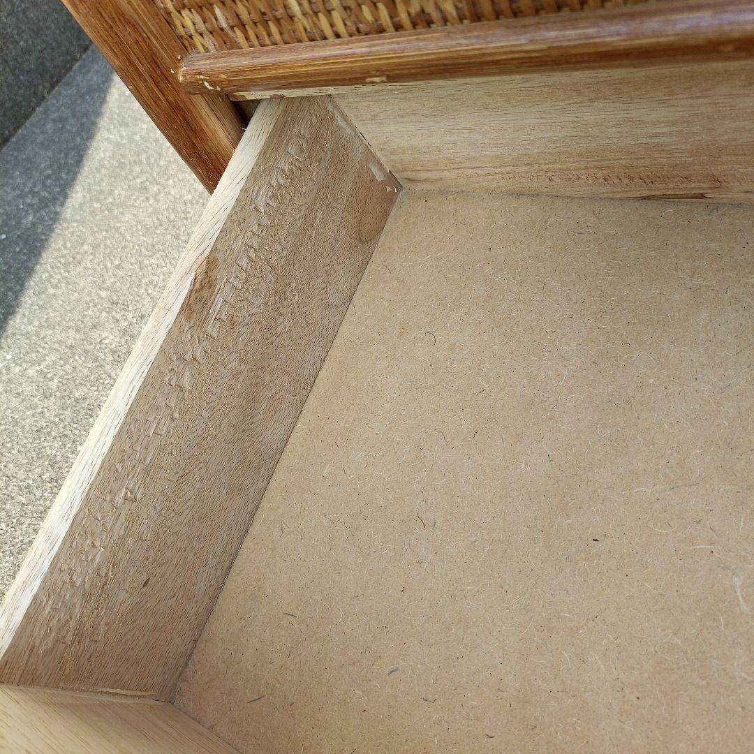 【希少】籐 ラタン チェスト 4段 引き出し10個 アジアン家具 収納タンス