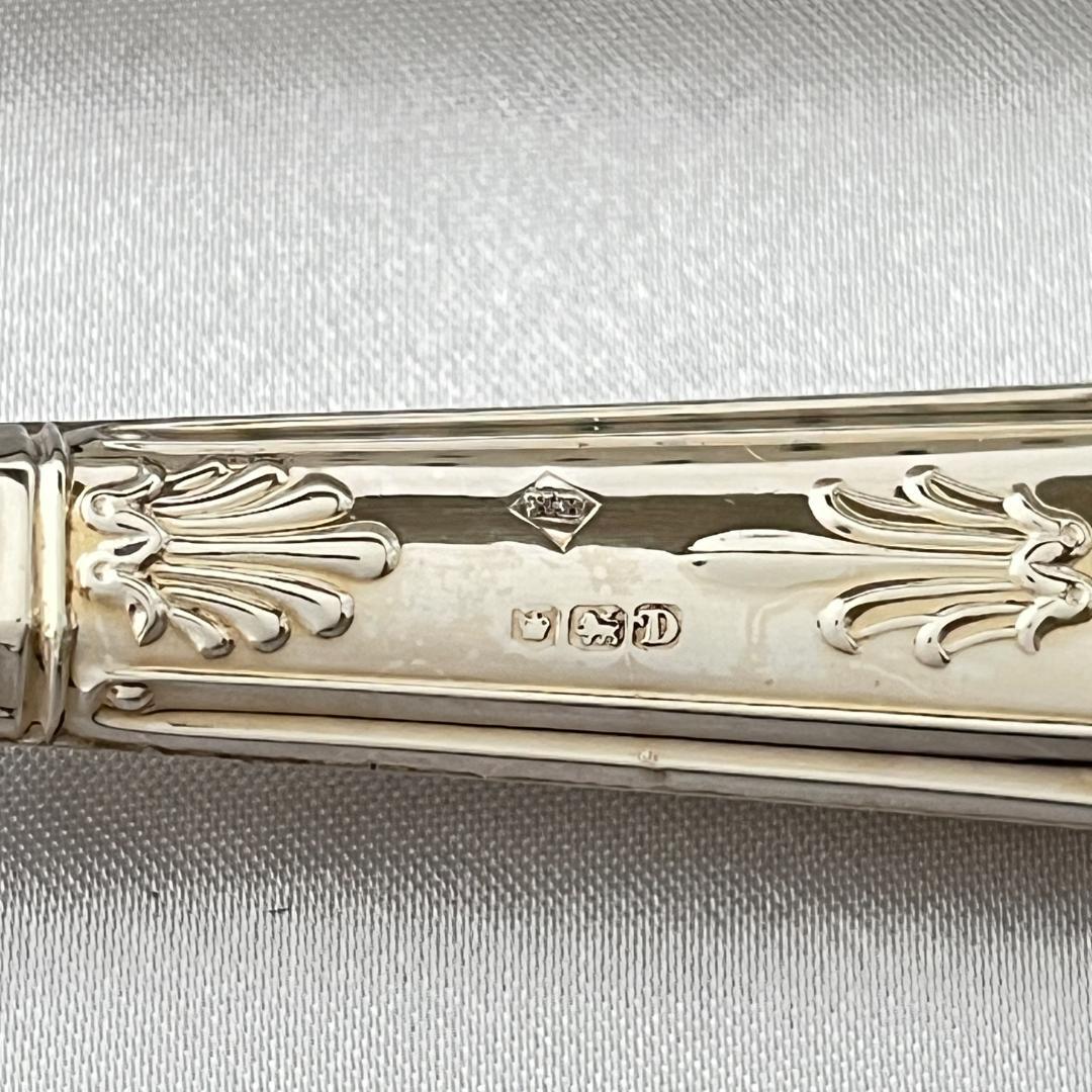 【Harrison Brothers】【純銀ハンドル】キングス　ピクルスフォーク