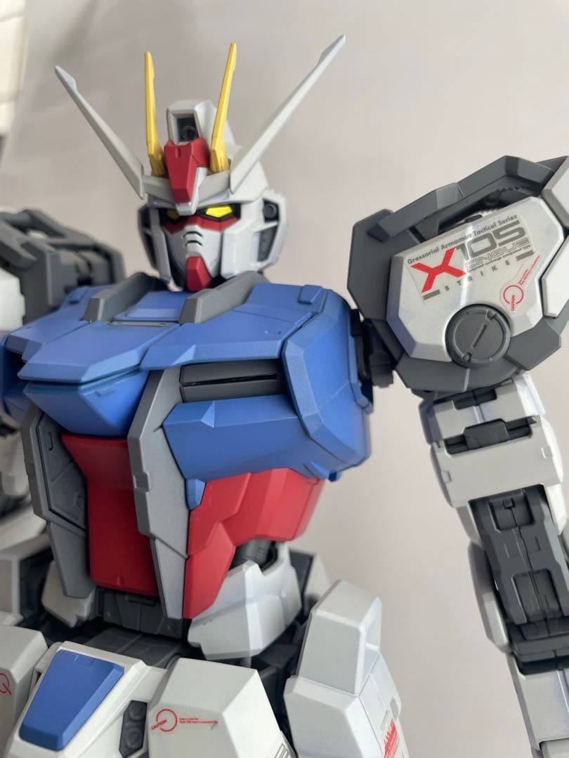 PG 1/60 ストライクガンダム　スカイグラスパー 塗装済完成品