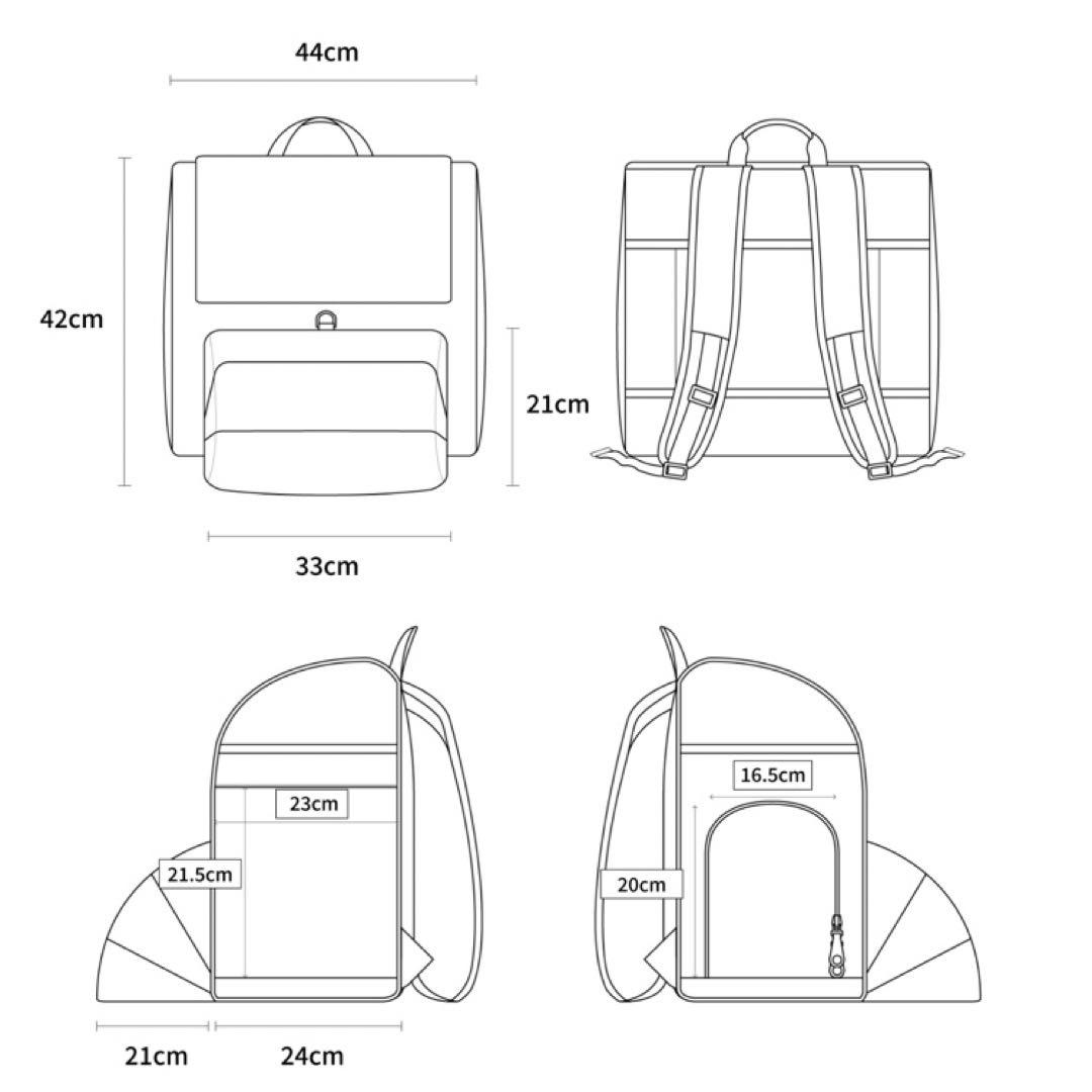 MILLIONG◆バックハグ バッグパック ラージ ◆サンド