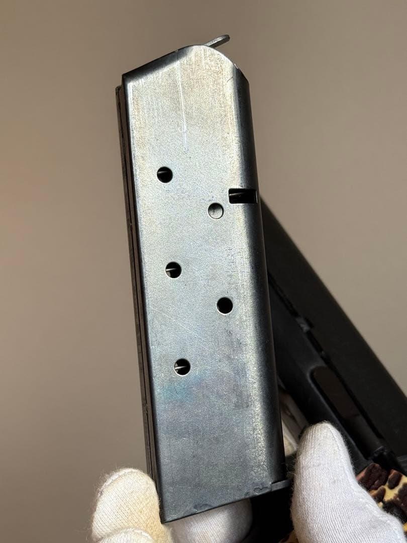 マルシン コルト M1911A1 HW ガバメント 象牙風グリップ モデルガン