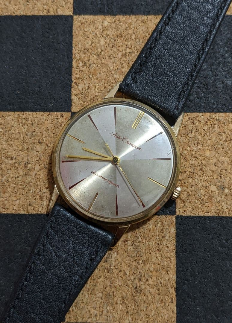 セイコー　チャンピオン　変り文字盤　SEIKO CHAMPION　手巻時計