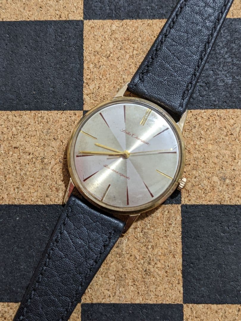 セイコー　チャンピオン　変り文字盤　SEIKO CHAMPION　手巻時計
