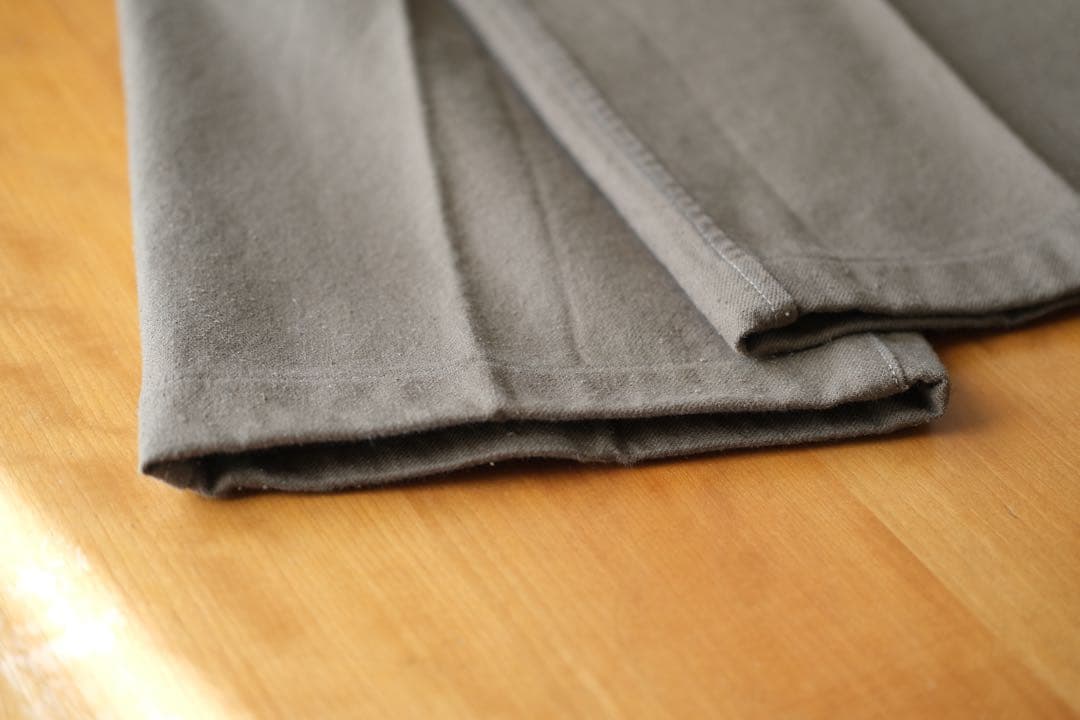 COMOLI コットンシルクオーバーパンツ 1 olive