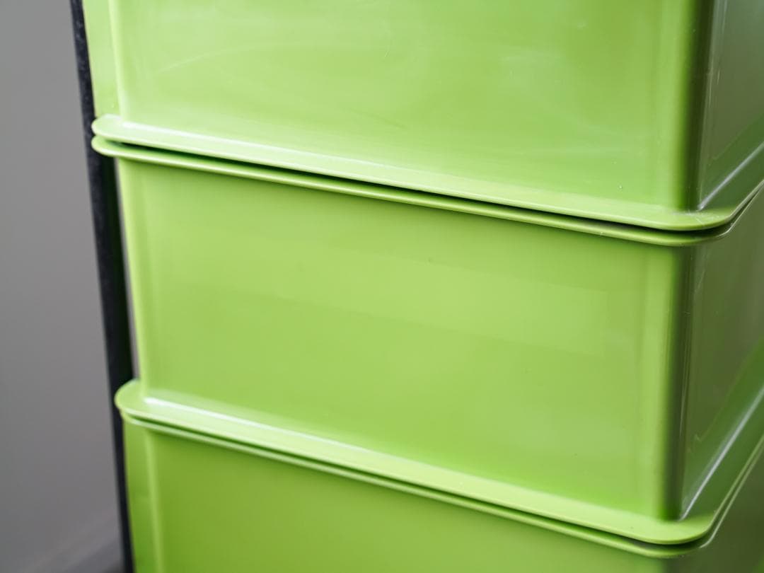 70's SEKISUI PLASTICS 回転キャビネット スペースエイジ