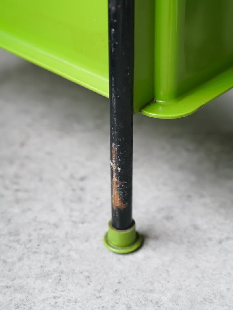 70's SEKISUI PLASTICS 回転キャビネット スペースエイジ