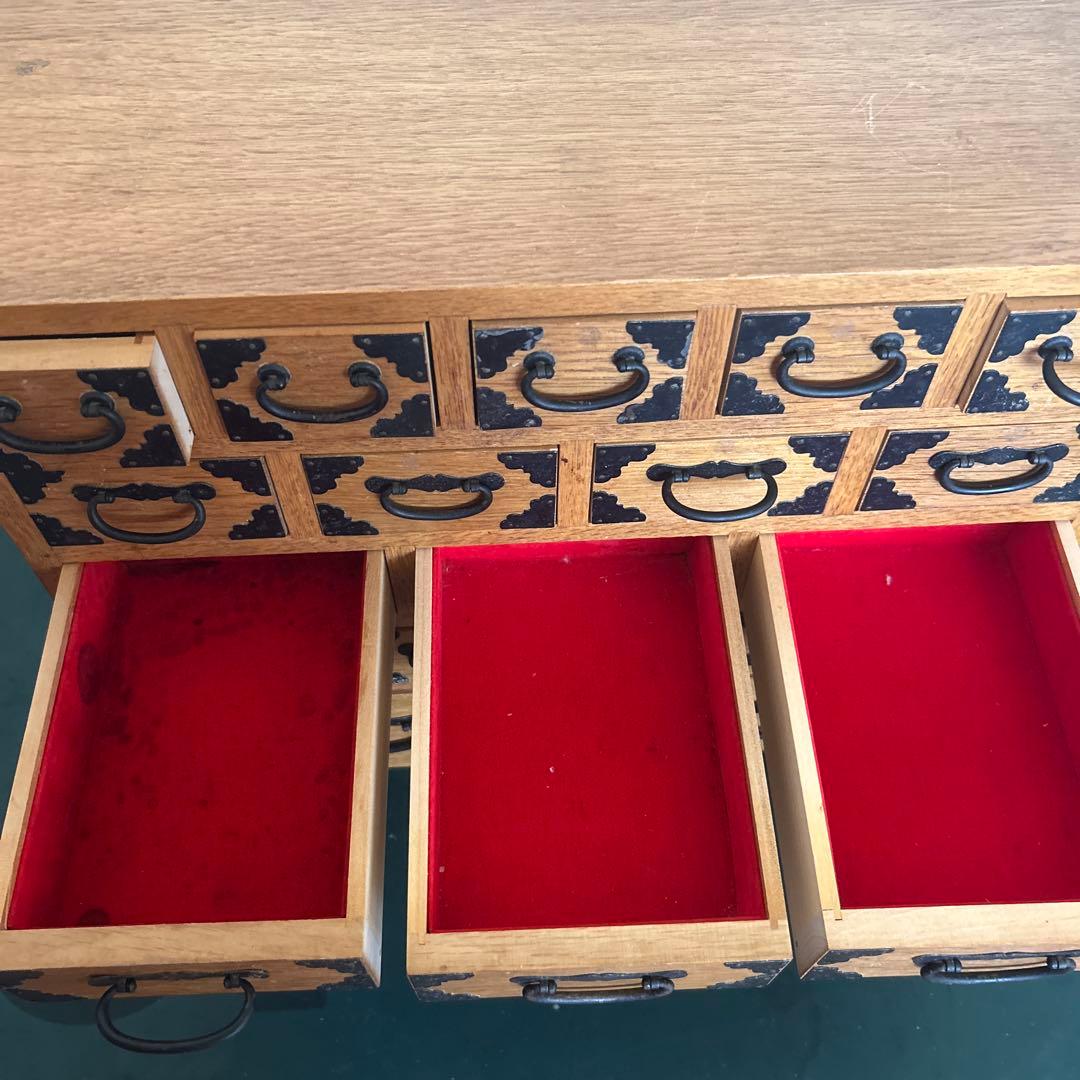 箪笥 薬箱　木製タンス 希少品　収納