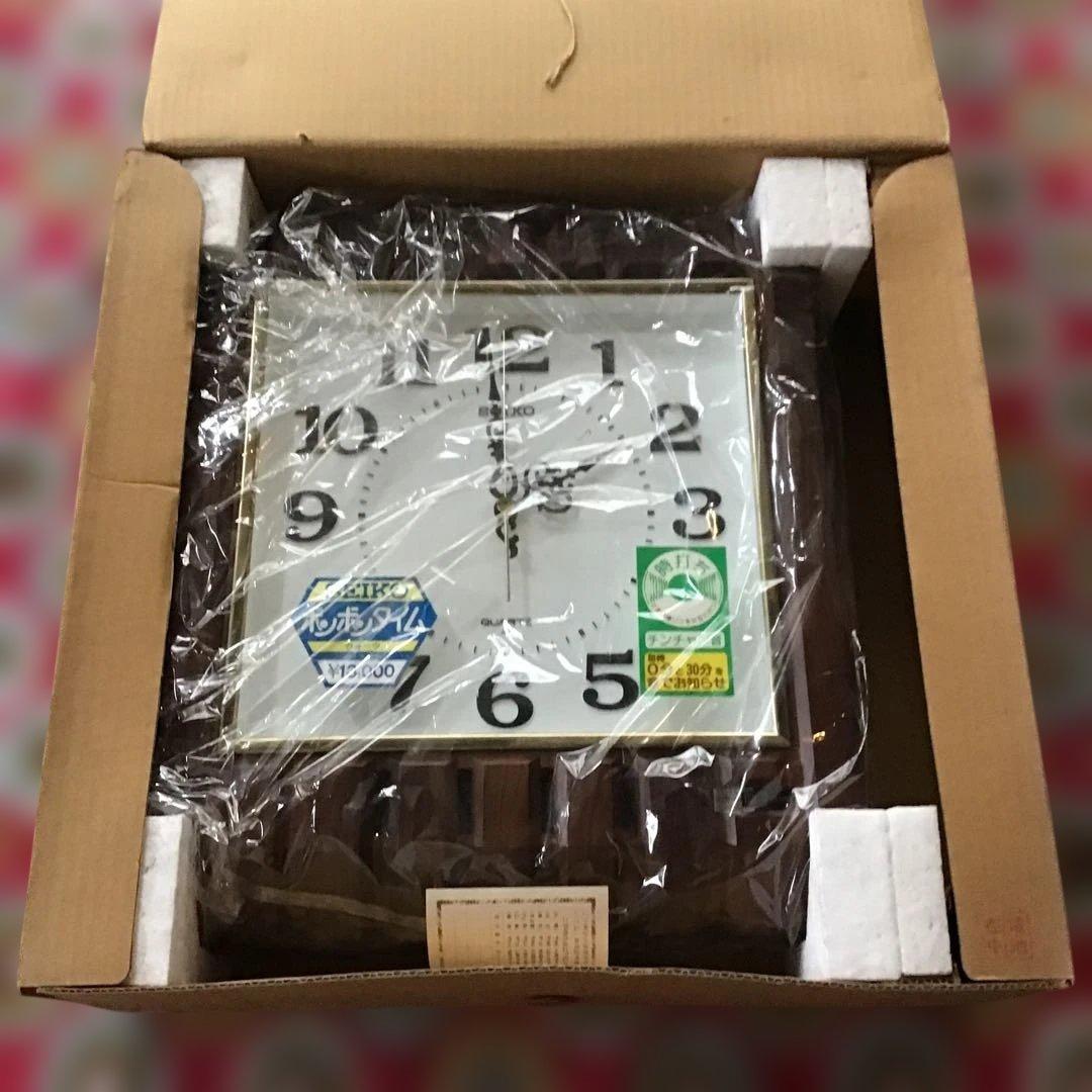 昭和レトロ　セイコー　アンティーク　掛け時計　デットストック　未開封品