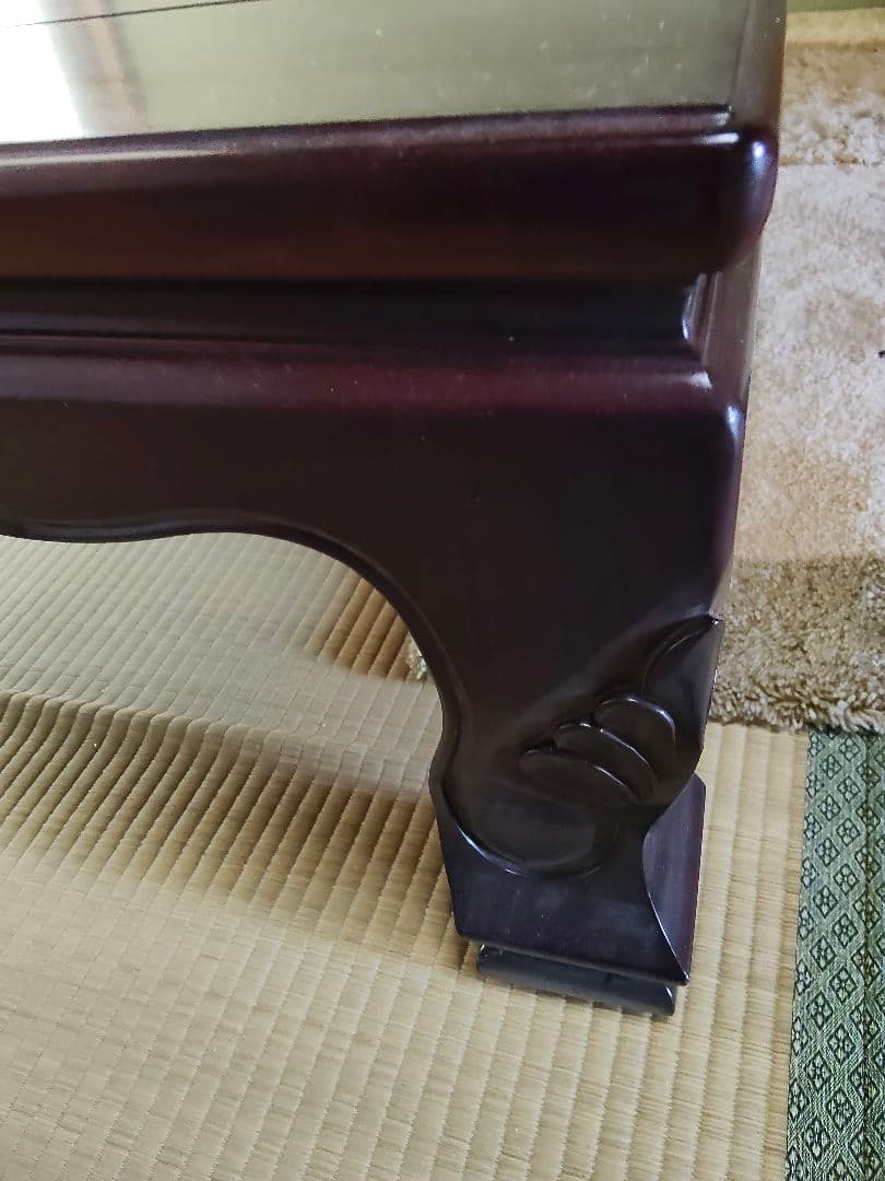 紫檀　座卓　 130×85×34 cm