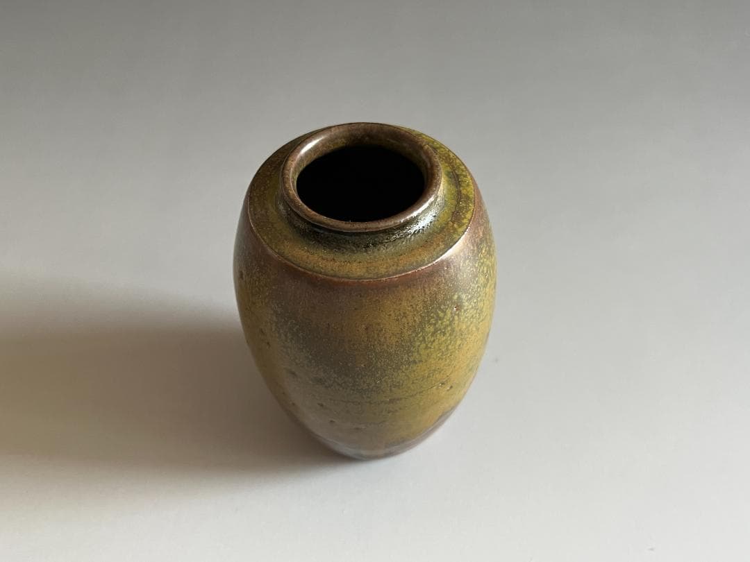 市野信水造　丹波焼　茶入　茶道具