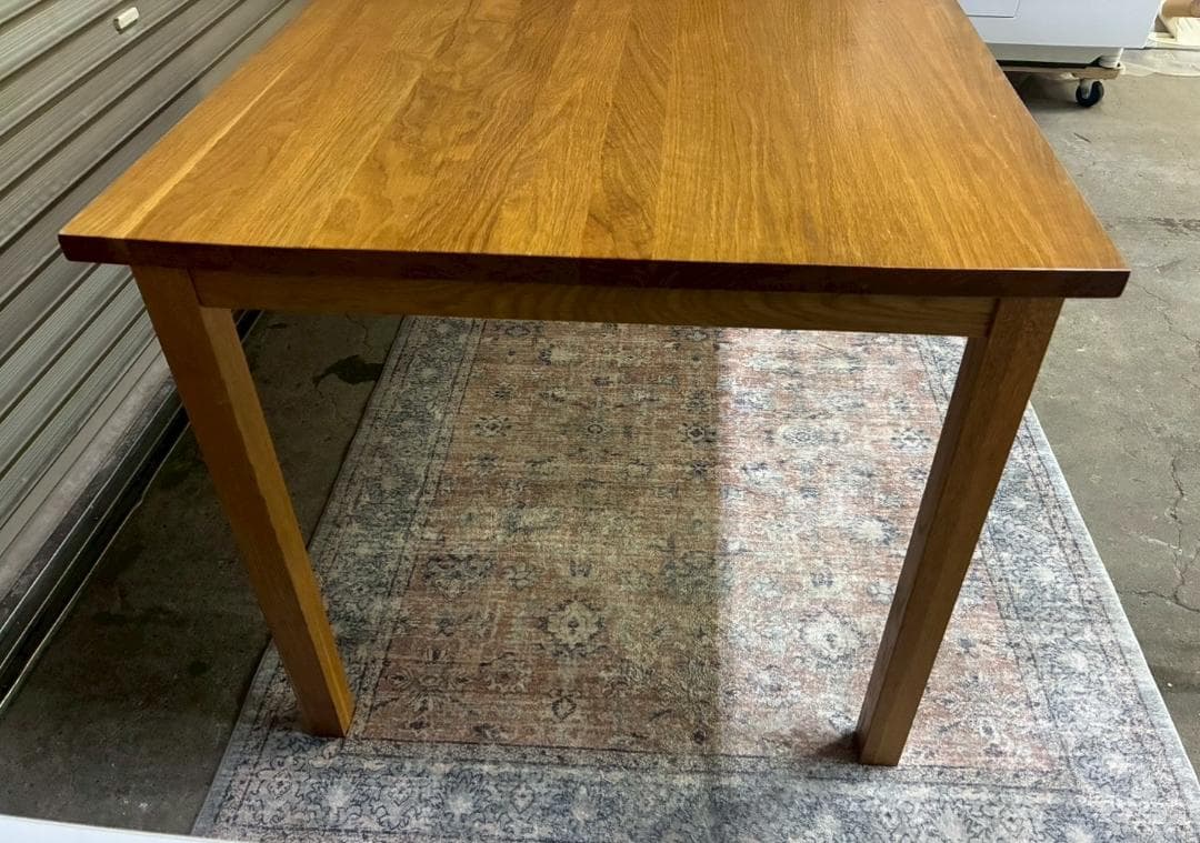 廃盤品 無印良品 無垢材テーブル・オーク材・幅140cm 分解済み