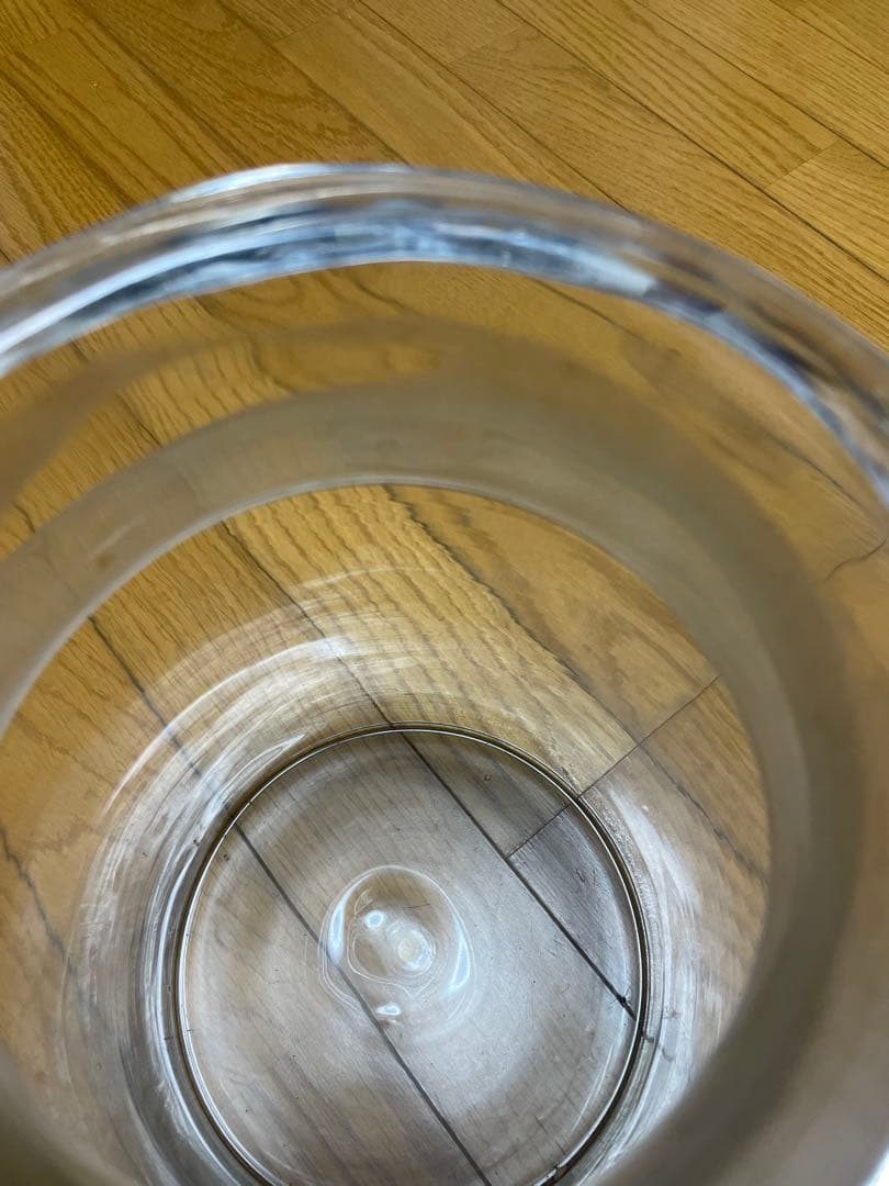 透明ガラス蓋付きウランガラス