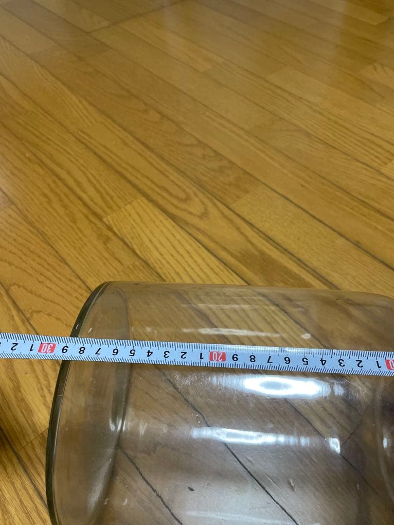 透明ガラス蓋付きウランガラス