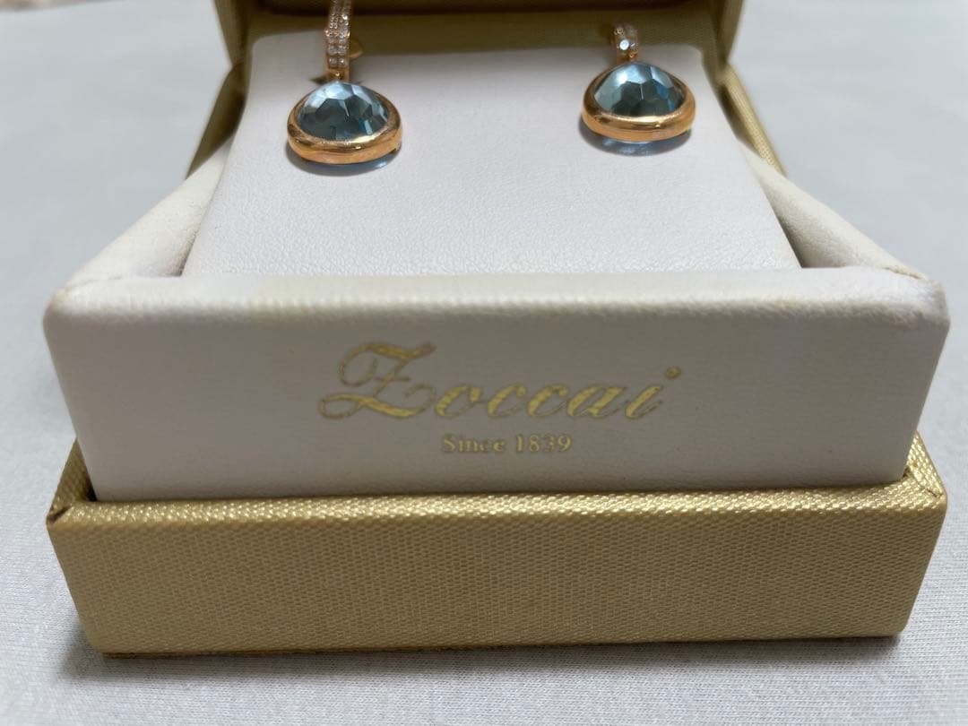 Zoccai Since 1839 K18 ピアス イタリア製 箱あり 未使用