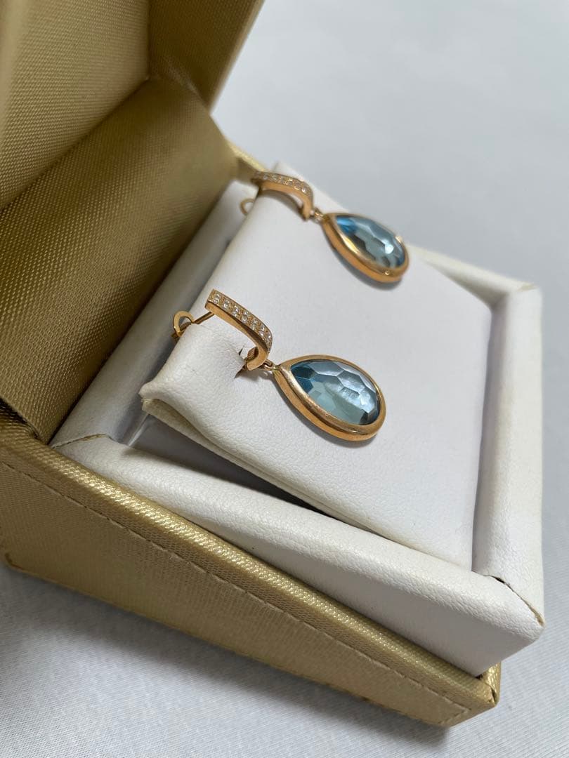 Zoccai Since 1839 K18 ピアス イタリア製 箱あり 未使用