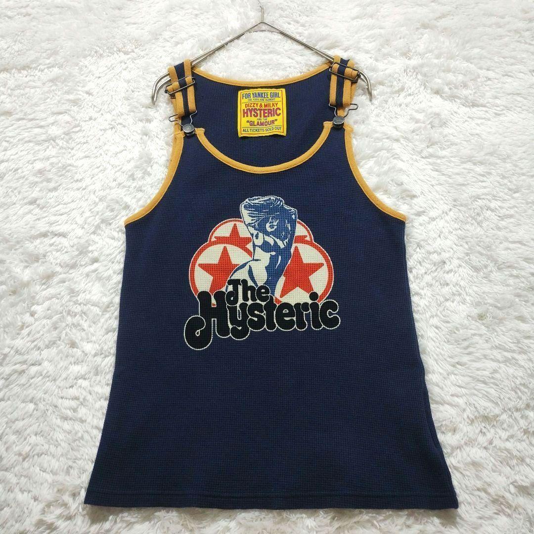 ✨超希少✨ヒステリックグラマー　ヒスガール　ロゴ　タンクトップ　ネイビー　Y2K