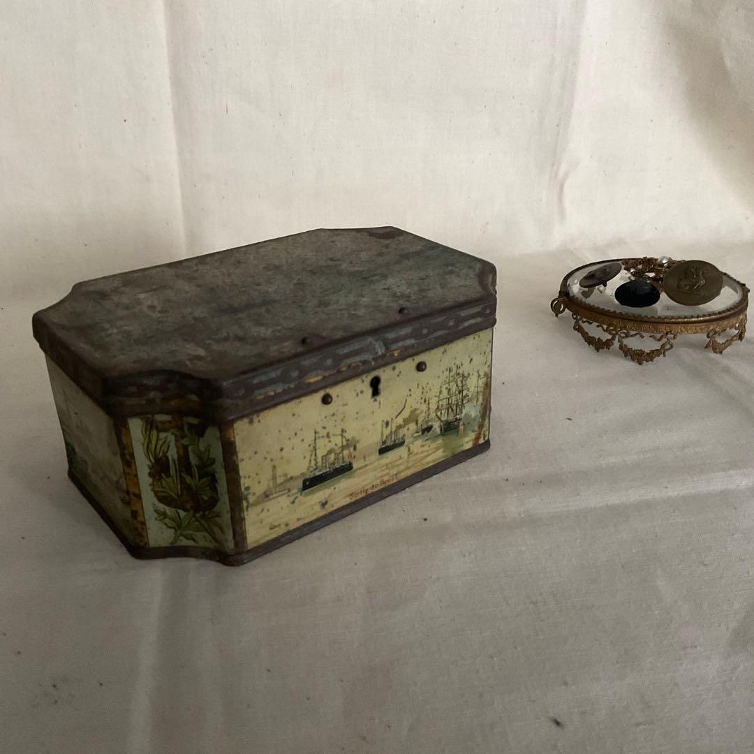 BOX SERIE- 手紙箱 鍵付き 1891年 露仏同盟記念 歴史的